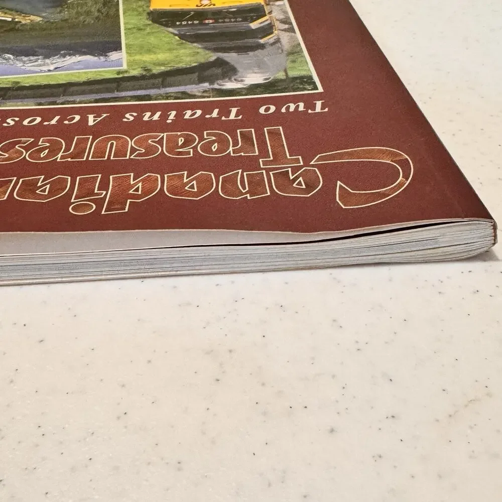 Canadian Treasures Two Trains‎ Across Canada by Geoffrey Doughty Soft Cover 2002